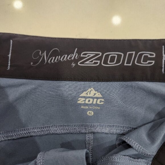 Zoic Navaeh 7 Shorts Womens Medium Blue Zip Pockets Stretch Adjustable Waist - Picture 5 of 12
